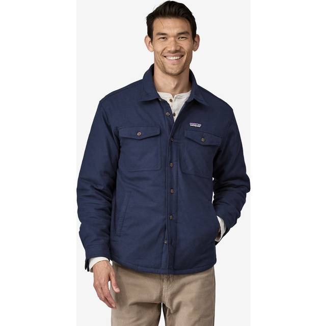 Patagonia - Lightweight Insulated Fjord Flannel Shirt - Casual jacket size XXL, blue