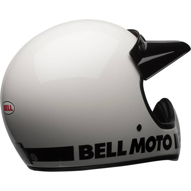 Bell Moto-3 Classic, motocross helmet , color: White/Black , size: S