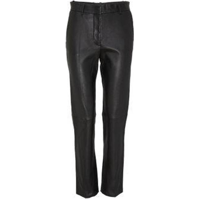 Joseph Coleman mid-rise leather pants
