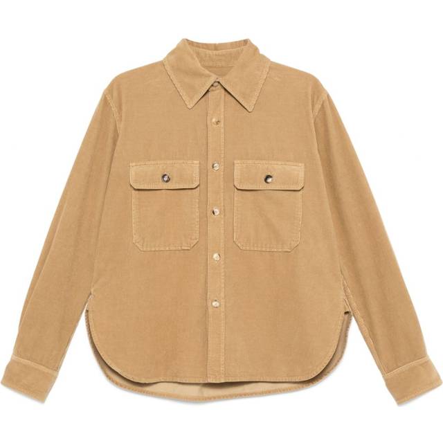 Saint Laurent - corduroy shirt - men - Cotton - L - Neutrals