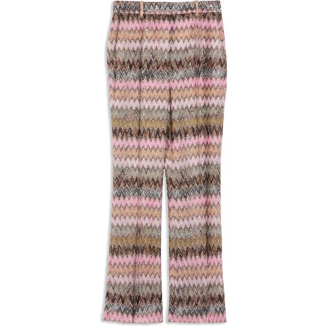 Missoni Zig Zag metallic flared pants - multicoloured (UK 6)