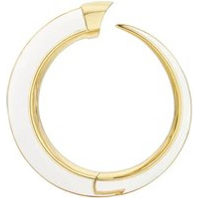 Shaun Leane Sabre Solis 18ct Yellow Gold Vermeil Sterling Silver Chalk Ceramic Cuff
