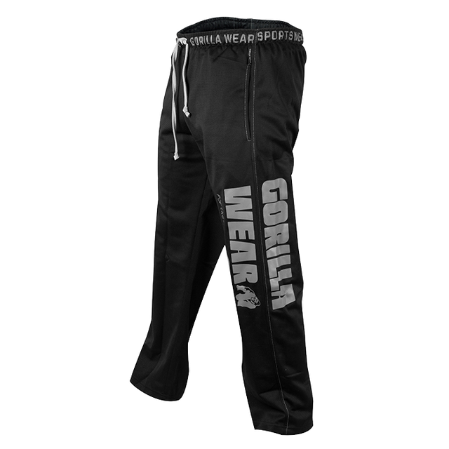 Logo Mesh Pants, Black