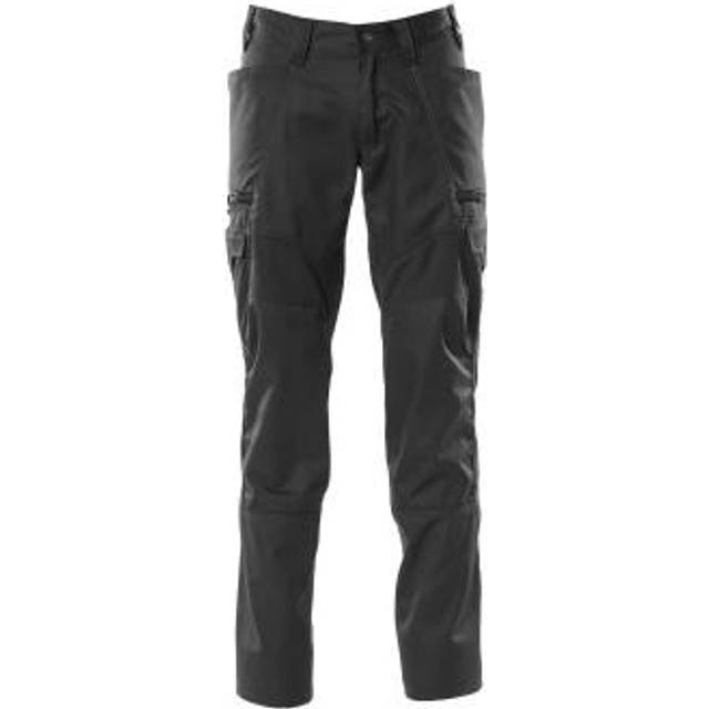 Mascot Trousers with Stretch Inserts and Thigh Pockets - Black 82C58 (L32W42.5)