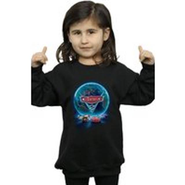 Cars Globe Movie Poster Sweatshirt - Black - 12-13 Years