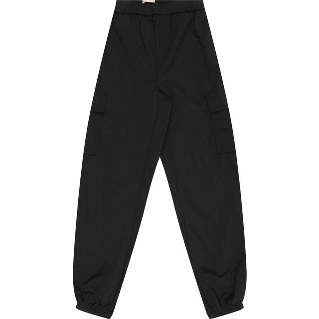 KIDS ONLY KOGECHO loose fit cargo bukser i sort til piger