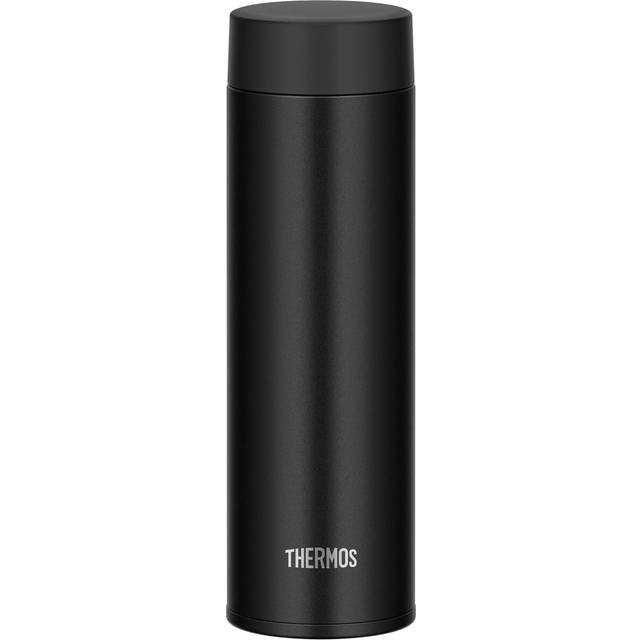 drain and dishwasher Thermos water vacuum insulated cell phone easy to all parts dishwasher stainless steel compact BK [Integrated gasket, safe] svart