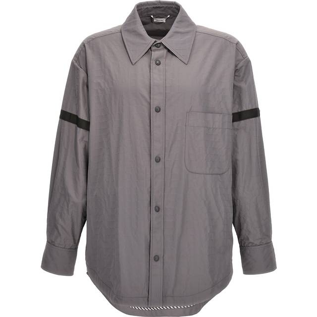 Thom Browne Gray Patch Pocket Jacket - 055 LT GREY - 5