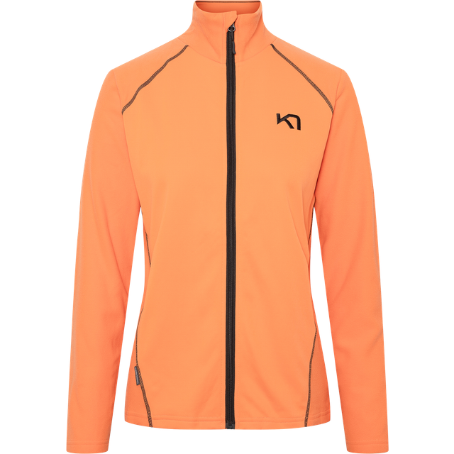 Kari Fleece F/Z W Apri (M) - Orange (M)