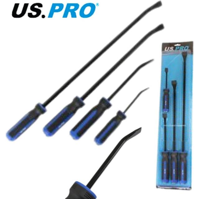 Us Pro Tools 4pc Heavy Duty Pry Bar Set, Crow, Jemmy Bar Set, Bars 6868