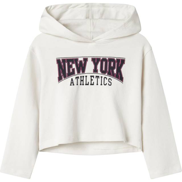 Name IT Girl sweatshirt boxy fit, Jet Stream, 116