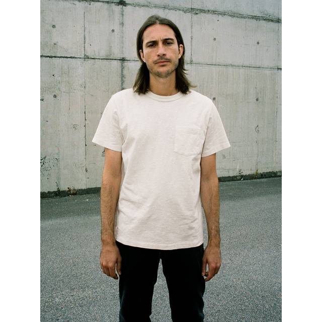 T-shirt heavy slub ecru