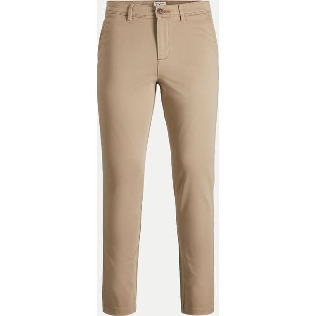Jack & Jones Jjimarco Jjbowie SA Beige Noos Mand Beige Chinos Slim Fit Str W27 / L32 - hos Magasin