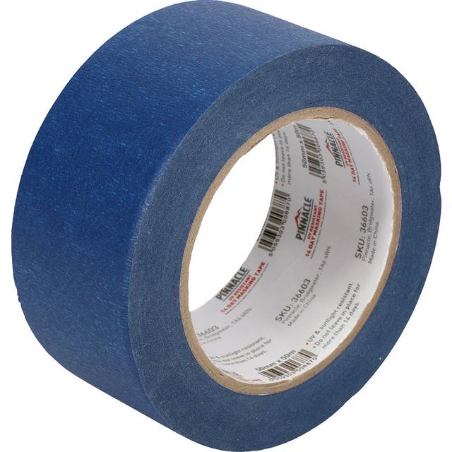 Pinnacle UV Resistant 14 Day Masking Tape 50mm x 50m in Blue Steel