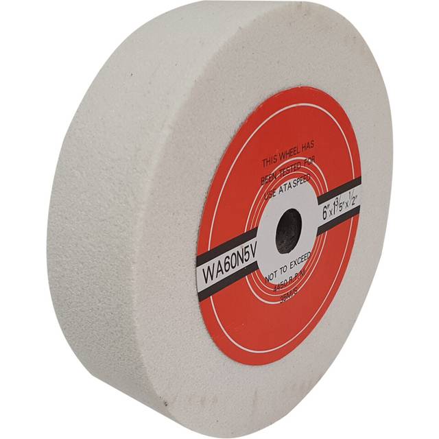 Charnwood BG6#005 Grey Grinding Wheel 150mm (6") Diameter, 19mm (3/4") Wide, Coa
