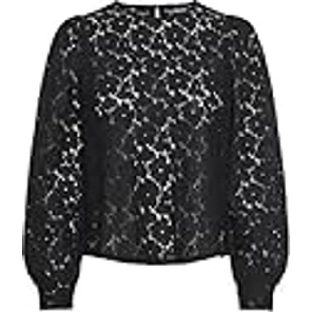 PIECES Pcnanessa Ls Top, svart, L
