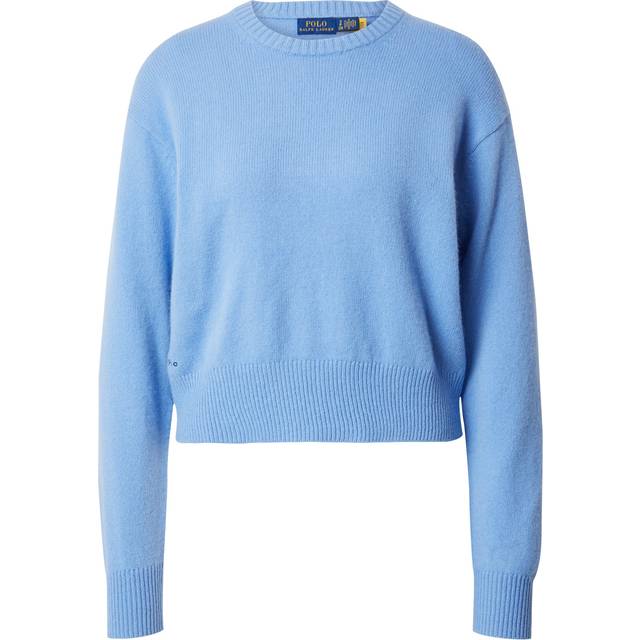 Blue Wool Long Sleeve Jumper