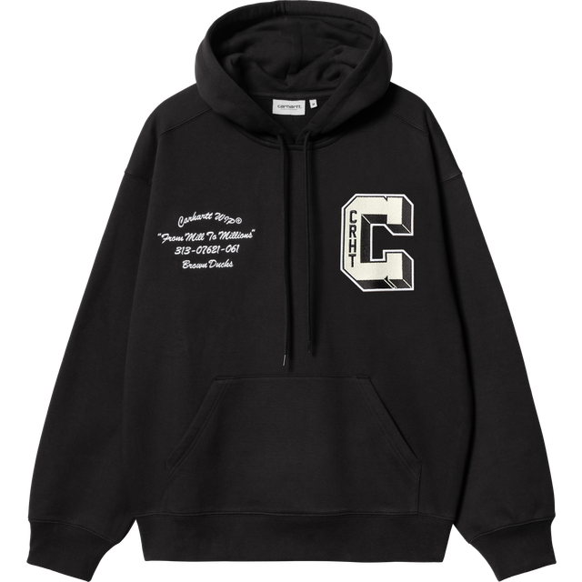 Carhartt WIP Brown Ducks Hoodie, Black - S