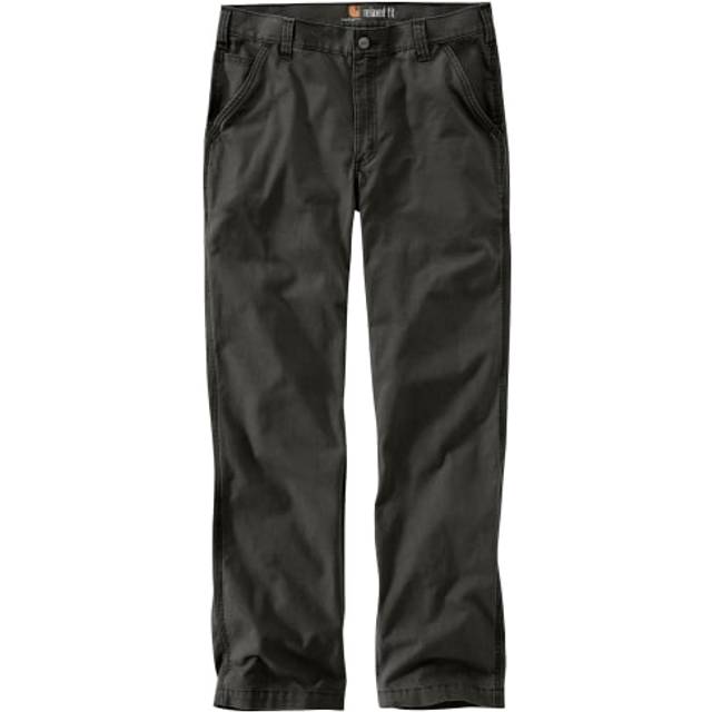 Carhartt Men's Rugged Flex Rigby Dungaree Pant  Peat  31 x 28