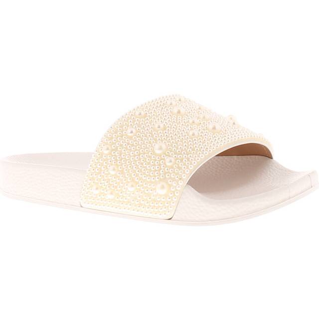 Miss Riot Girls Sandals Sliders Older Pearl white - Size UK 1 - White