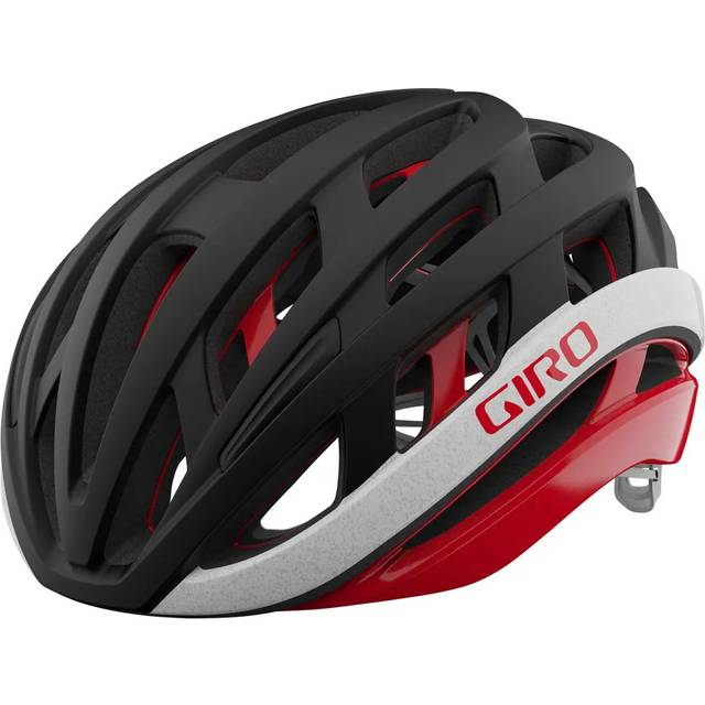 Giro Helios Spherical Road Helmet - Matte Black/Red
