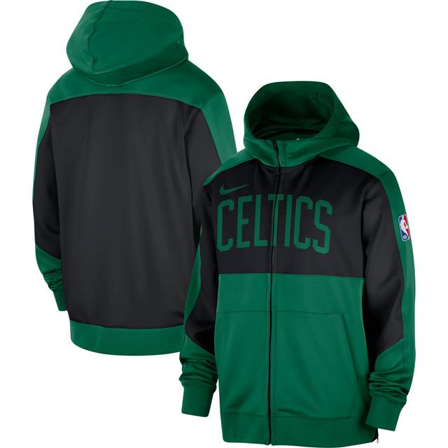 Boston Celtics Nike Showtime Thermaflex Full Zip Hoodie - Mens