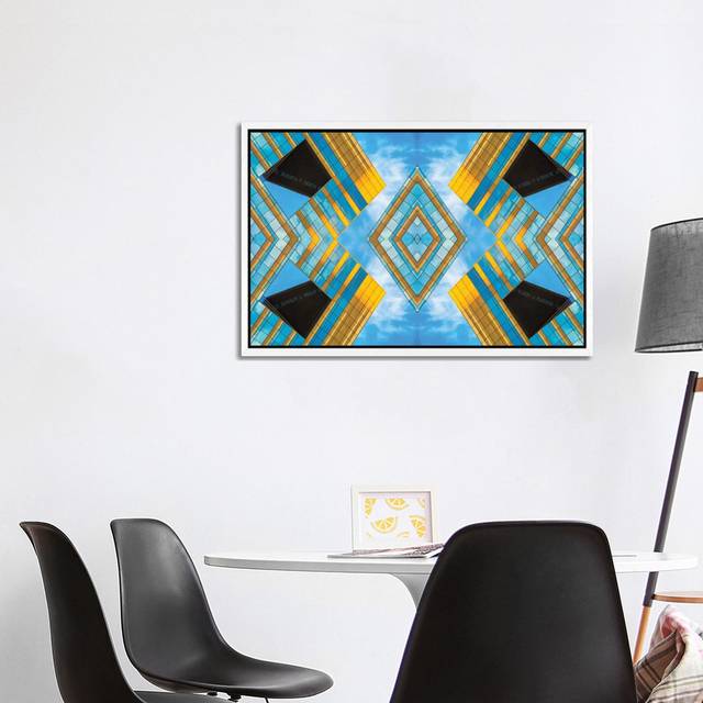 State And Grand Diamond Composite by Raymond Kunst - Gallery-Wrapped Canvas Giclée - White Floater Framed (101.6 cm H x 66.04 cm W)