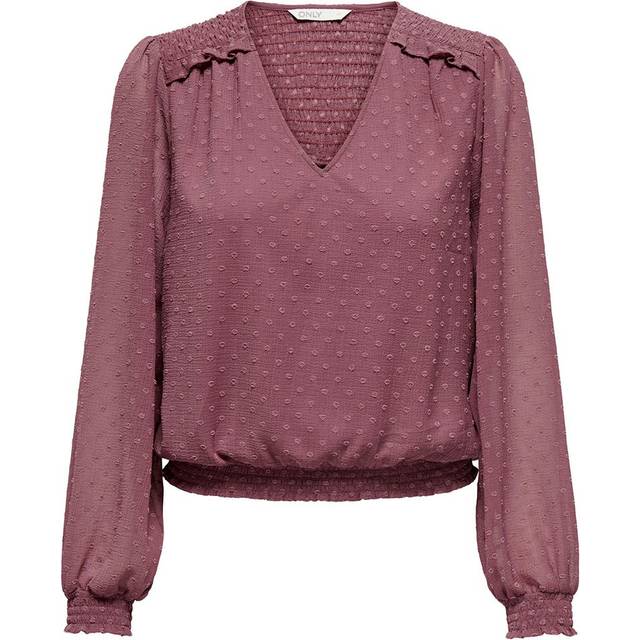 Women's long sleeve T-shirt Only Elmira Life - Rose