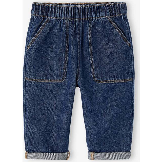 Jeans with Elasticated Waistband, for Babies brut denim