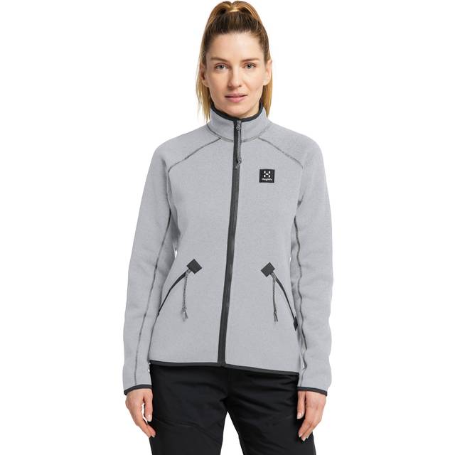Haglöfs Women's Risberg Jacket Fleecejacka Dam Storlek XXL Färg grå