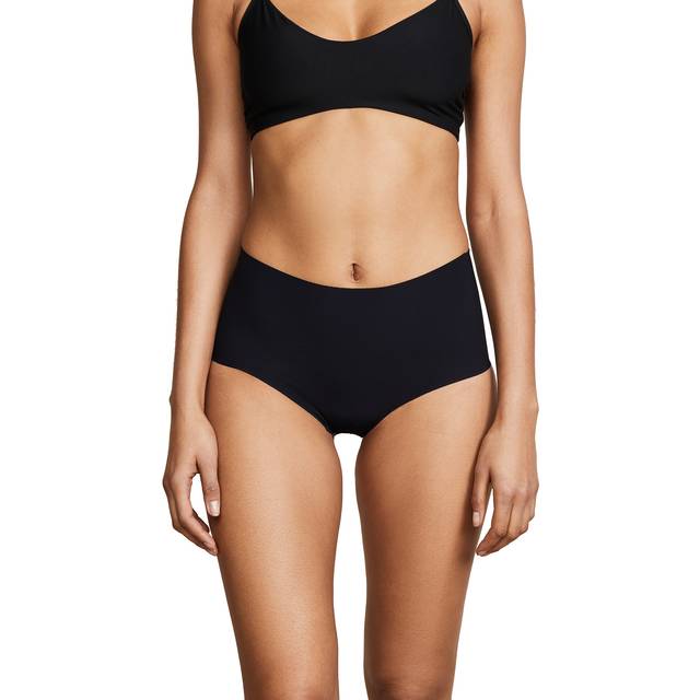 Hi-Rise Microfiber Panty - BLACK - S/M