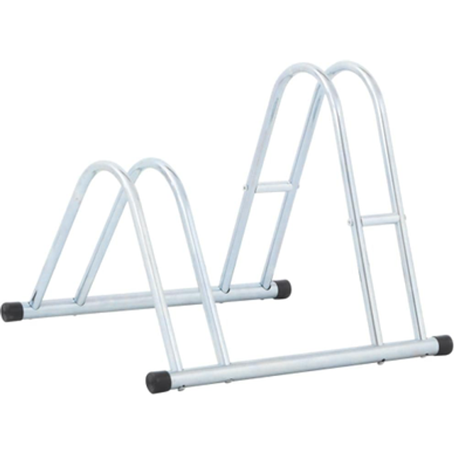 Bicycle Stand for 2 Bikes Floor Freestanding Galvanised Steel Vidaxl