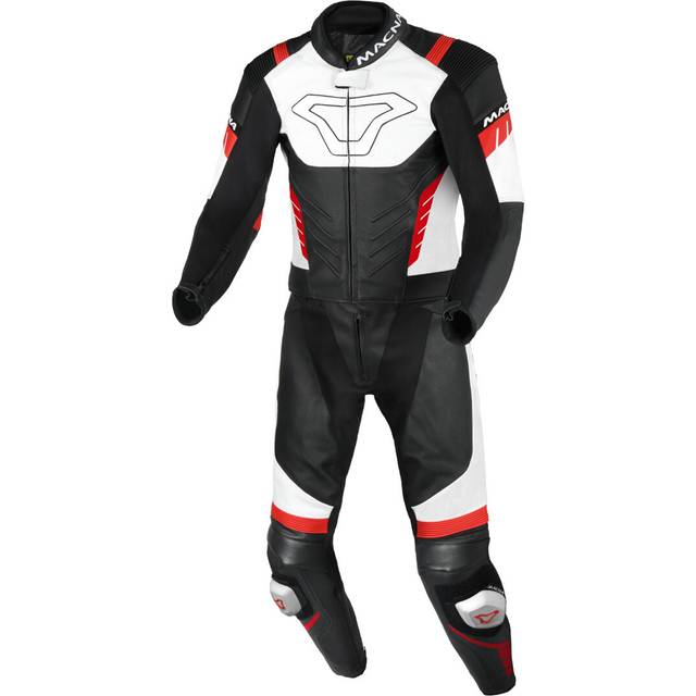 Macna Varshall 2PC MC-Skinnställ Svart-Röd 54