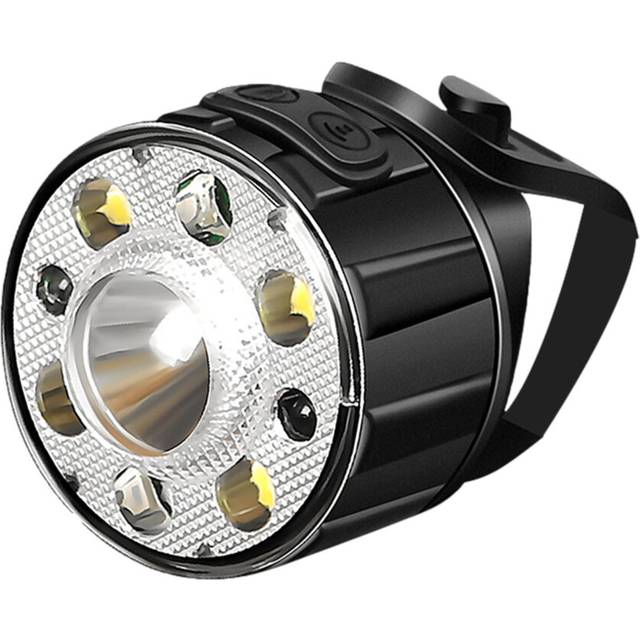 Chronus Bike Lights, Front Bicycle Indicator Light, USB Rechargeable Bicycle Sensing Light, Bicycle Light for Road, Mountain(Black)