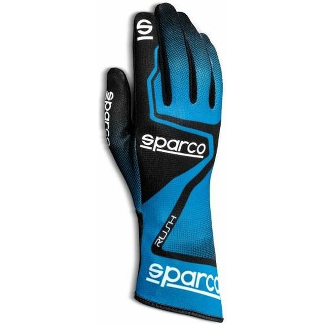 Sparco Rush Kart Gloves - XL, Light Blue / Black