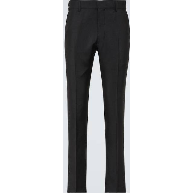 Ami Paris Mohair and wool straight pants - black (UK 32)