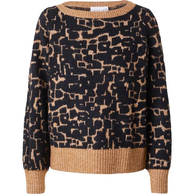 Boatneck Knitted Pullover