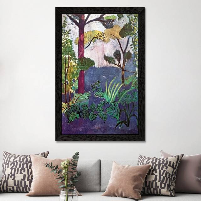 Moroccan 1913 by Henri Matisse - Painting Print - Black Floater Framed (101.6 cm H x 66.04 cm W)
