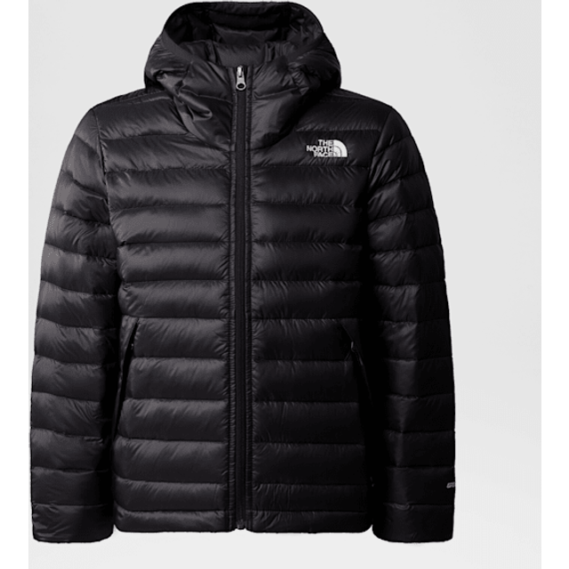 The North Face Teens' Aconcagua Hooded Down Jacket Tnf Black-tnf White Size XXL male - TNF Black-TNF White (XXL)