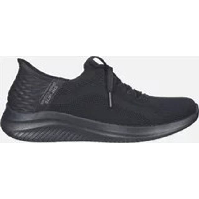 Skechers Damen Ultra Flex 3.0 Brilliant Path Sneakers,Sports Shoes, Black Knit/Trim, 41 EU