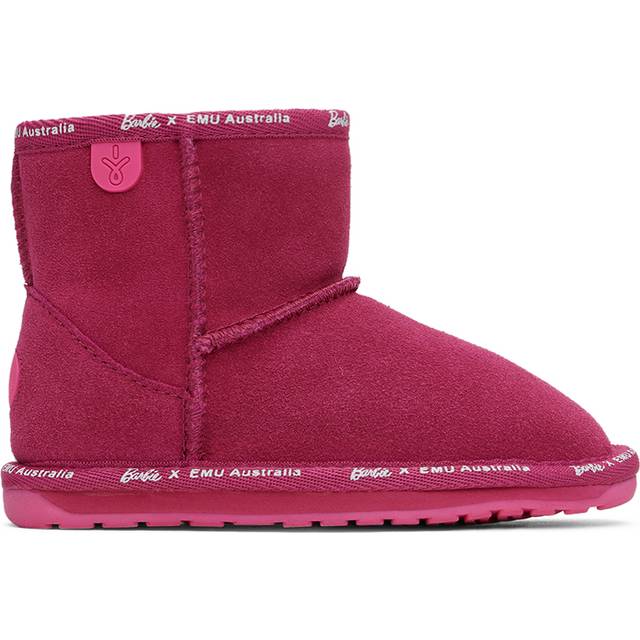 EMU Australia Kids Pink Barbie Wallaby Mini Boots - Barbie Pink - US 8