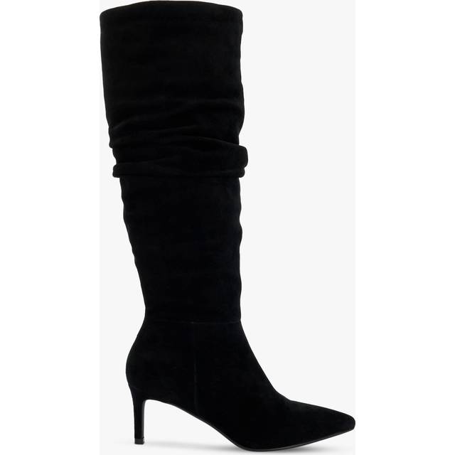 Dune London Slouchings Pointed Toe Slouchy Suede Knee Boots