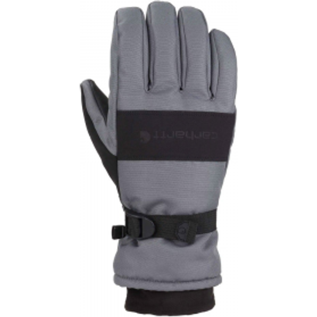 Carhartt Men's WP Waterproof Insulated Glove  Dark Grey/Black  Large