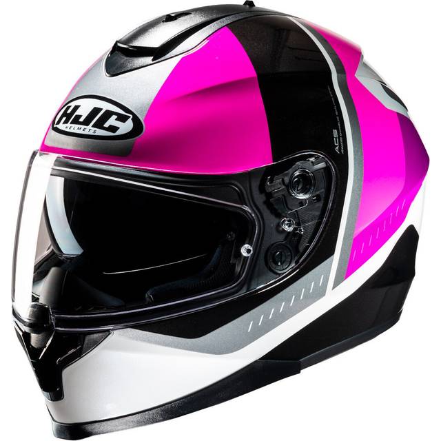 HJC C70N Alia Helmet, black-white-pink, Size XS for Men