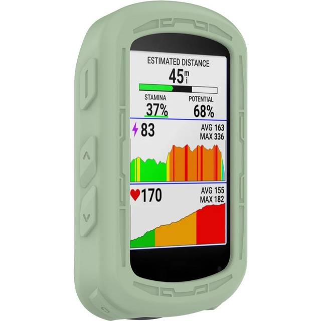 Garmin Edge 840 / 540 Silikon Cykel Dator Skal - Grön