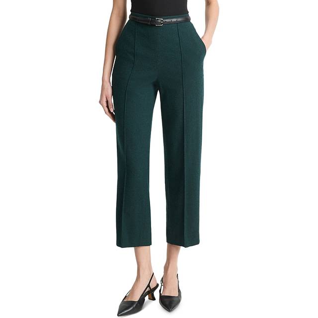 Vince Brushed Wool-Blend Mid Rise Easy Pull On Pant