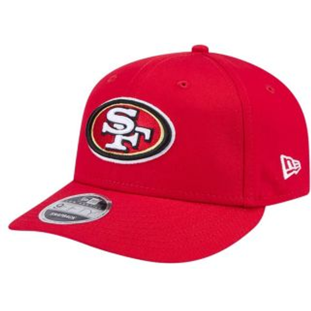 Men's New Era Scarlet San Francisco 49ers Main Low Profile 9FIFTY Snapback Hat