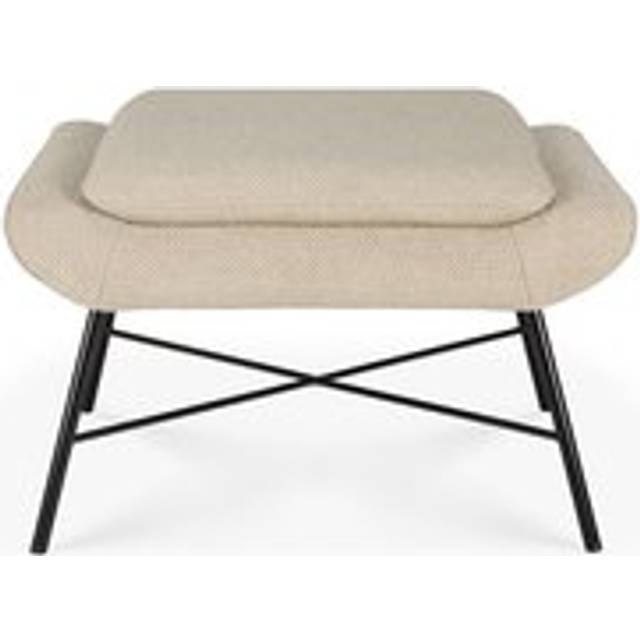 Ethnicraft, Barrow Fotpall off white