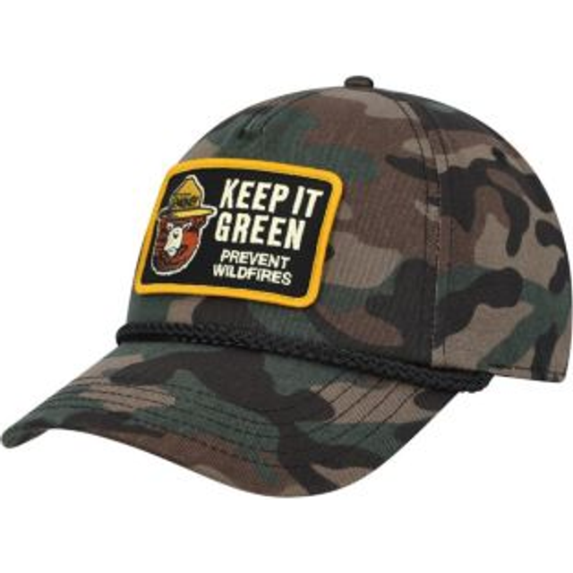 American Needle - Camo adjustable Keps - Smokey Bear Roscoe Camoflage Adjustable @ Hatstore