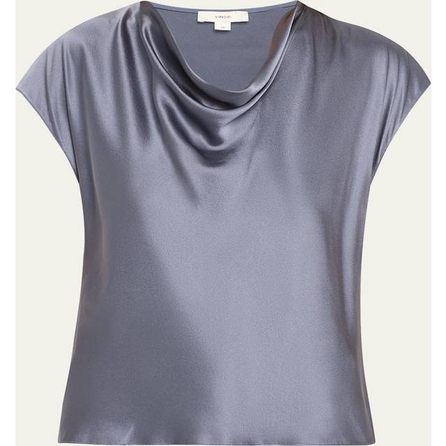 Vince Cowl Neck Silk Blouse